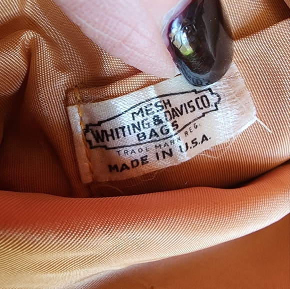 Vintage Mesh Clutch and Matching Pouch - Picture 4 of 9